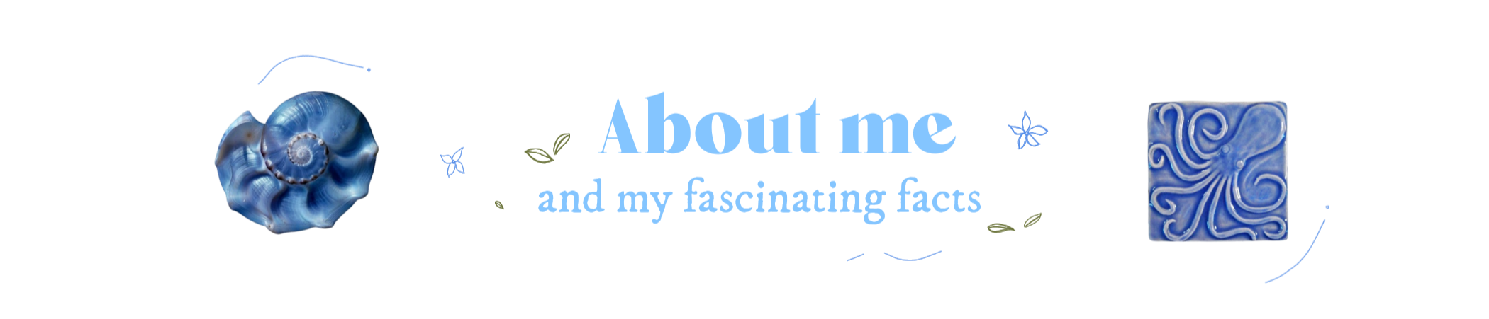 About me header
